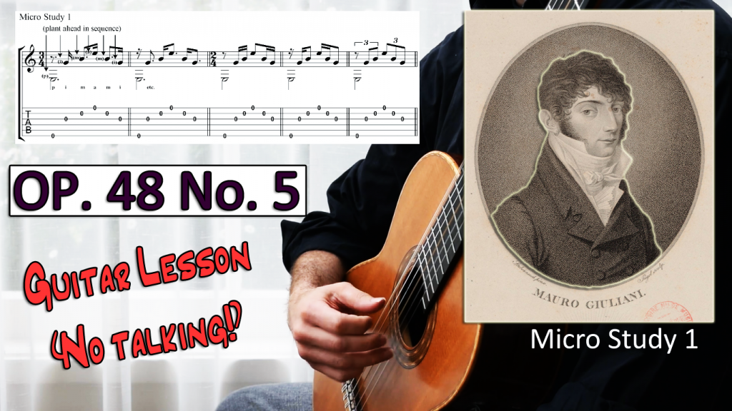 Giuliani classical guitar lesson