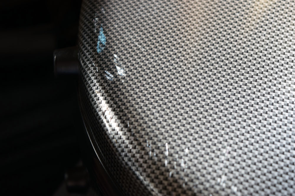 BAM guitar case shell scratch 1