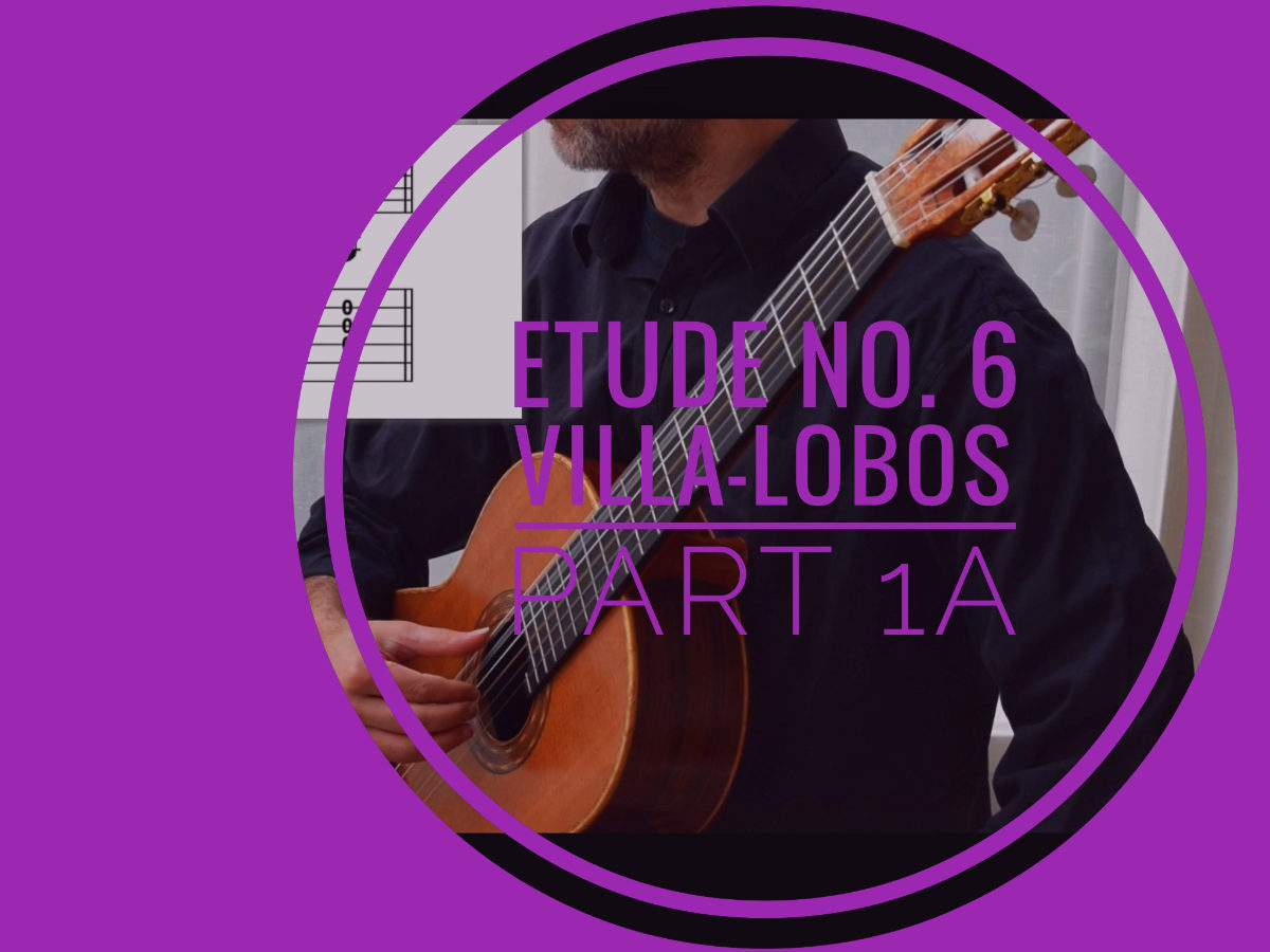 learning villa-lobos etude 6