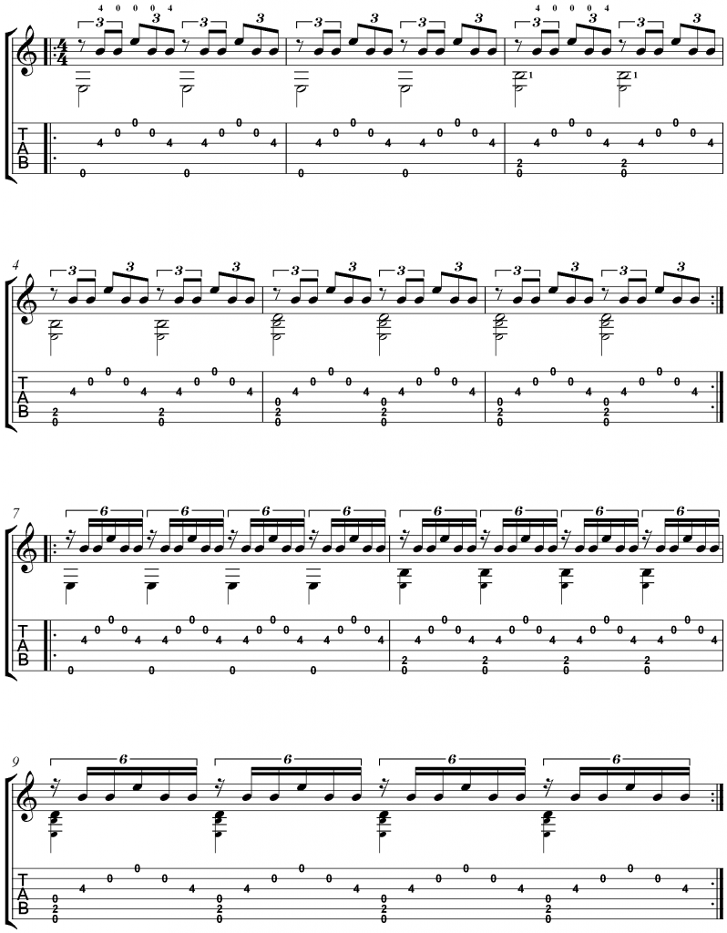 classical guitar lesson Villa-Lobos study 11
