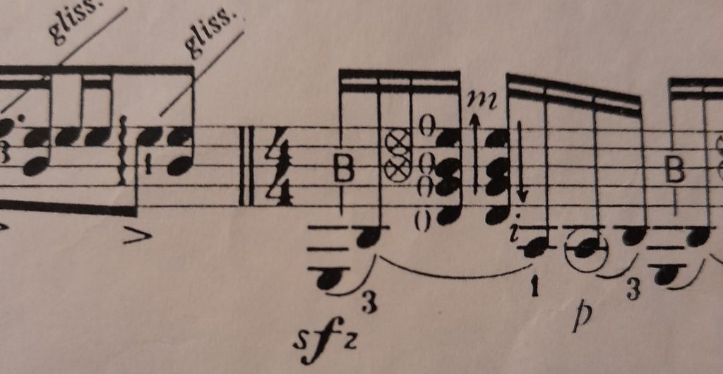 libra sonatone fuoco guitar lesson bartok pizzicato