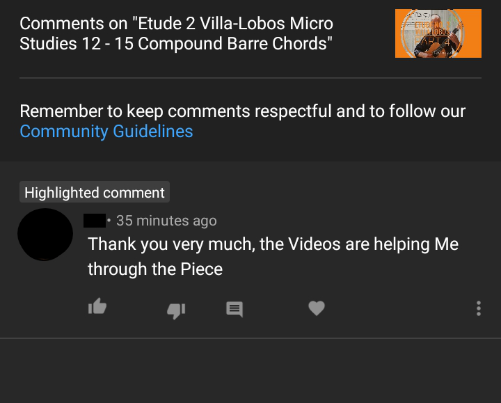 Youtube comment 2